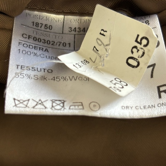 Canali Lightweight European silk/wool blend plaid check blazer | 58R IT (US 48R) - Picture 14 of 16